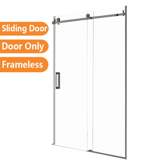 1170*1950mm Gunmetal Grey Frameless Shower Door Only