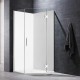 1000*1000*2000mm Chrome Frameless Diamond Shower Box