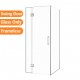 1000*1000*1950mm Chrome Frameless Shower Door & Return Panel