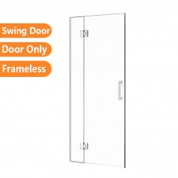 1000*1950mm Chrome Frameless Shower Door Only