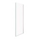 860*1950mm Chrome Walk In Frameless Shower Glass With 2 Channels