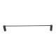 Lattice Edition Luxury Knurled Black Single Towel Rack Rail 600mm