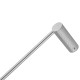 Lattice Edition Luxury Knurled Brushed Nickel Single Towel Rack Rail 600mm