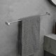 Lattice Edition Luxury Knurled Brushed Nickel Single Towel Rack Rail 600mm