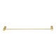 Lattice Edition Luxury Knurled Brushed Yellow Gold Single Towel Rack Rail 600mm