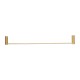 Lattice Edition Luxury Knurled Brushed Yellow Gold Single Towel Rack Rail 600mm