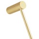 Lattice Edition Luxury Knurled Brushed Yellow Gold Single Towel Rack Rail 600mm