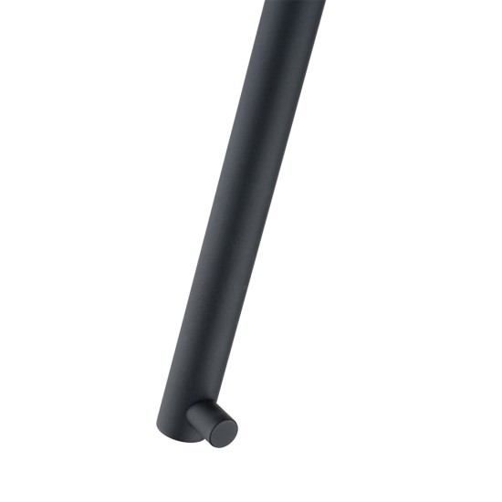 Lattice Edition Luxury Knurled Black Hand Towel Holder Towel Rail Stainless Steel 304