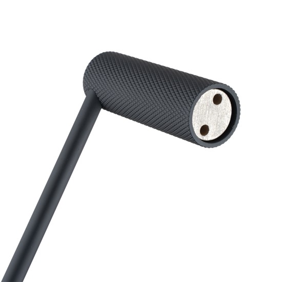 Lattice Edition Luxury Knurled Black Hand Towel Holder Towel Rail Stainless Steel 304