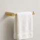 Lattice Edition Luxury Knurled Brushed Yellow Gold Hand Towel Holder Towel Rail Stainless Steel 304