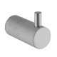 Lattice Edition Luxury Knurled Robe Hook Brushed Nickel Stainless Steel 304
