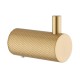 Lattice Edition Luxury Knurled Robe Hook Brushed Yellow Gold Stainless Steel 304