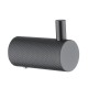 Lattice Edition Luxury Knurled Robe Hook Gunmetal Grey Stainless Steel 304