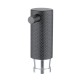 Lattice Edition Luxury Knurled Robe Hook Gunmetal Grey Stainless Steel 304