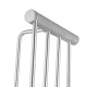 Lattice Edition Luxury Knurled Brushed Nickel Towel Rack With Hanging Rail Bath Towel Shelf Storage