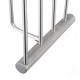 Lattice Edition Luxury Knurled Brushed Nickel Towel Rack With Hanging Rail Bath Towel Shelf Storage