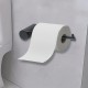 Lattice Edition Luxury Knurled Bathroom Toilet Paper Hook Roll Tissue Holder Round Stainless Steel Black