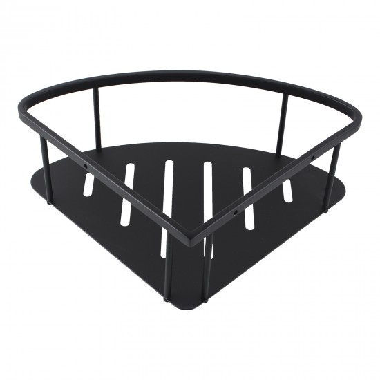 Stainless Steel Matte Black Shower Caddy Shelf 