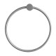 Round Brushed Nickel Hand Towel Ring Wall Mounted
