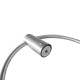 Round Brushed Nickel Hand Towel Ring Wall Mounted