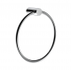 Round Brushed Nickel Hand Towel Ring Wall Mounted