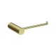 Stainless Steel Round Brushed Yellow Gold Toilet Paper Roll Holder Wall Mounted