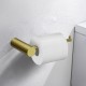 Stainless Steel Round Brushed Yellow Gold Toilet Paper Roll Holder Wall Mounted