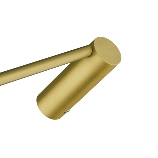 Stainless Steel Round Brushed Yellow Gold Toilet Paper Roll Holder Wall Mounted