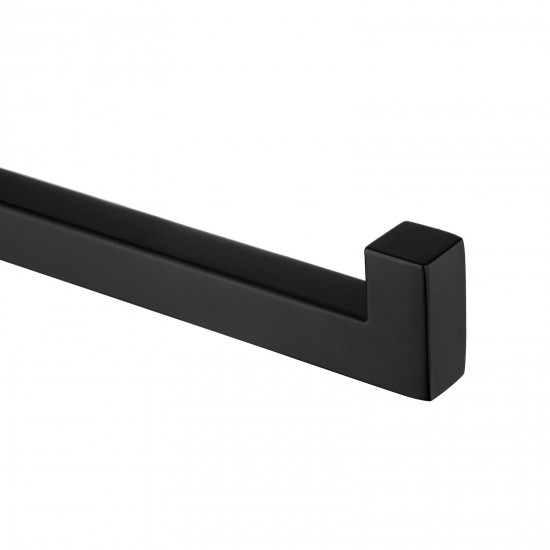 Ottimo Nero Black Towel Ring 250mm