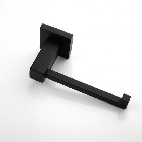 Ottimo Nero Black Toilet Roll Paper Holder