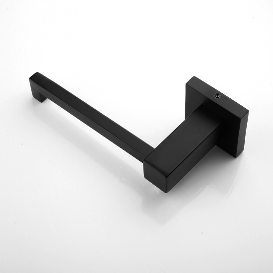 Ottimo Nero Black Toilet Roll Paper Holder