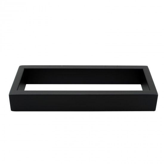 Omar Nero Black Towel Ring