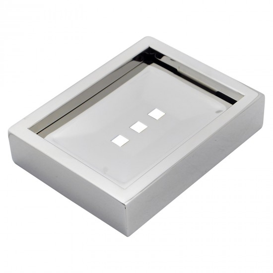 Omar Chrome Soap Dishes Holder