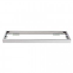 Omar Chrome Glass Shelf Shower Shelves 520mm