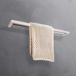 Brushed Nickel 800mm Double Towel Rail Stainless Steel 304 Wall Mounted