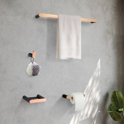 Rose Gold Bathroom Accessories Combo Set