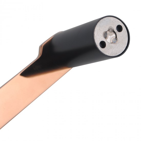 Stainless Steel Esperia Black & Rose Gold Toilet Paper Holder Wall Mounted