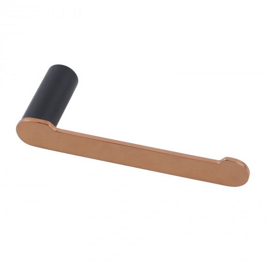 Stainless Steel Esperia Black & Rose Gold Toilet Paper Holder Wall Mounted