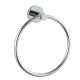 Euro Pin Lever Round Chrome Hand Towel Ring