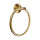 Pentro Round Brushed Yellow Gold Hand Towel Ring Wall Mounted