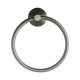 Norico Round Gunmetal Grey Hand Towel Ring Wall Mounted