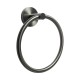 Norico Round Gunmetal Grey Hand Towel Ring Wall Mounted