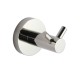 Double Robe Hook Euro Pin Lever Round Chrome Stainless Steel Wall Mounted