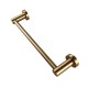 Round Brushed Yellow Gold Hand Towel Holder 347mm Wall Mounted