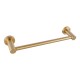 Round Brushed Yellow Gold Hand Towel Holder 347mm Wall Mounted