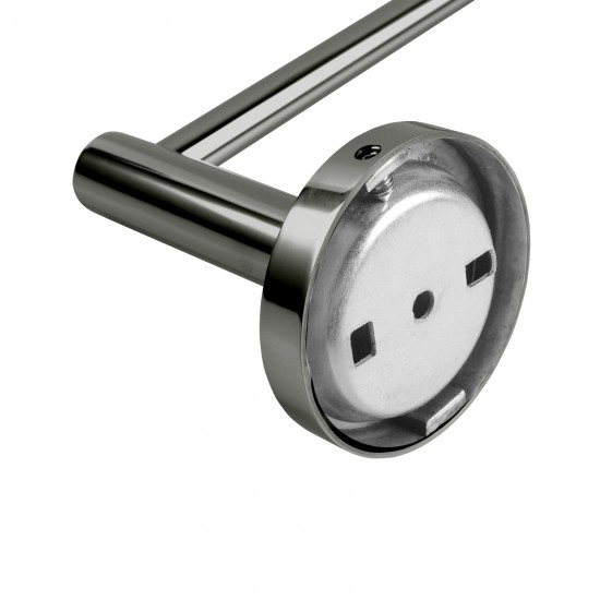 Stainless Steel Gunmetal Grey Toilet Paper Holder Wall Mounted