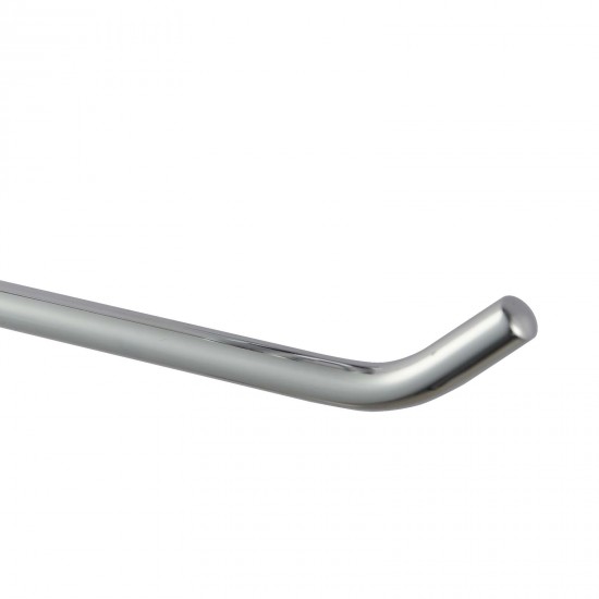 Euro Pin Lever Round Chrome Toilet Paper Roll Holder