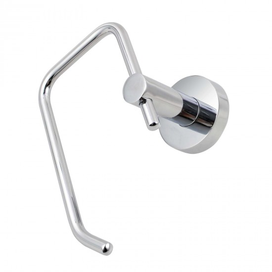 Euro Pin Lever Round Chrome Toilet Paper Roll Holder