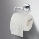 Euro Pin Lever Round Chrome Toilet Paper Roll Holder