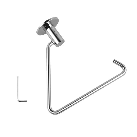 Zevi Self Adhesive Round Chrome Toilet Paper Roll Holder 304 Stainless Steel Drill Free